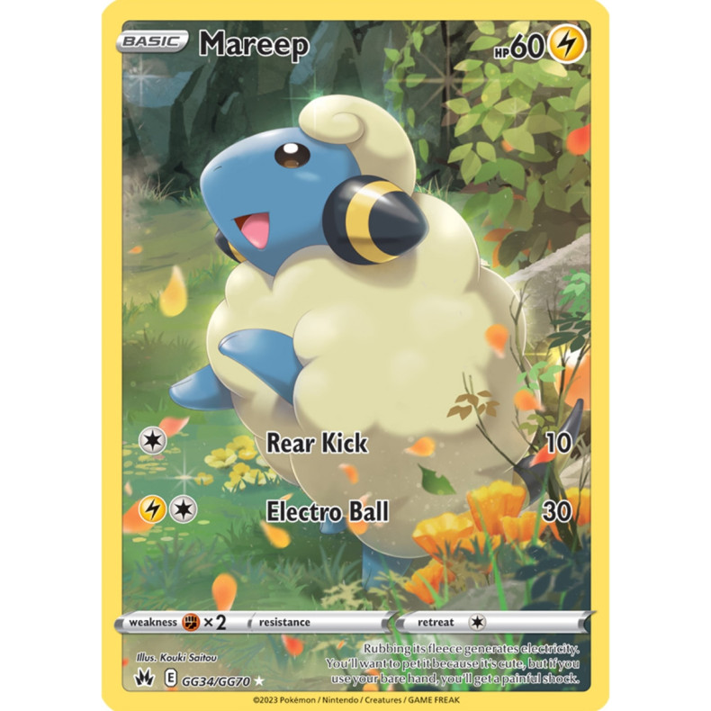 Mareep GG34/GG70 - Crown Zenith Galarian Gallery Enkeltkort