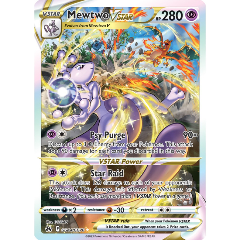 Mewtwo VSTAR GG44/GG70 - Crown Zenith Galarian Gallery Enkeltkort