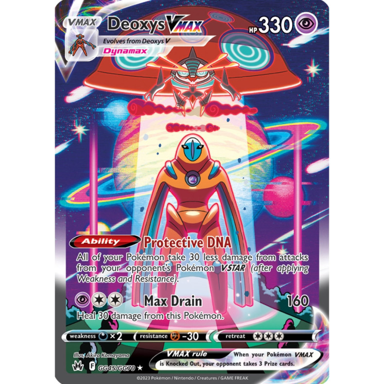 Deoxys VMAX GG45/GG70 - Crown Zenith Galarian Gallery Enkeltkort