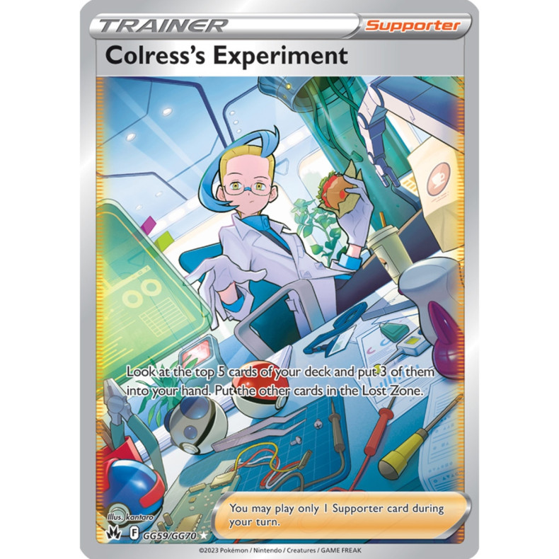 Colress's Experiment GG59/GG70 - Crown Zenith Galarian Gallery Enkeltkort