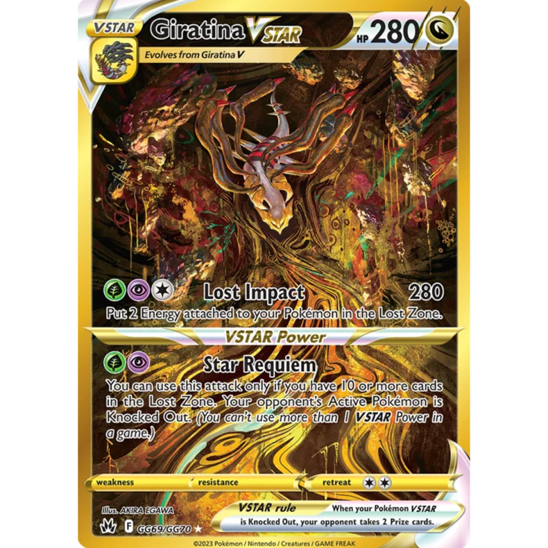 Giratina VSTAR GG69/GG70 - Crown Zenith Galarian Gallery Enkeltkort