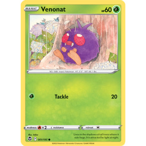 Venonat 001/195 - Silver Tempest Enkeltkort