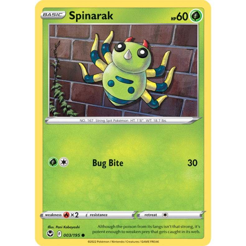 Spinarak 003/195 - Silver Tempest Enkeltkort
