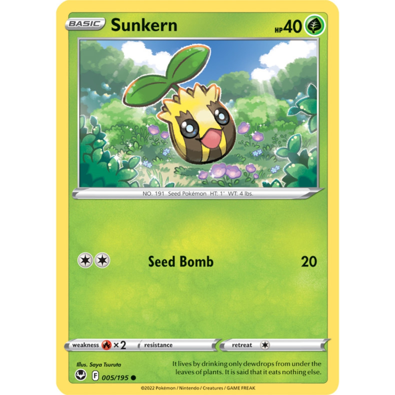 Sunkern 005/195 - Silver Tempest Enkeltkort