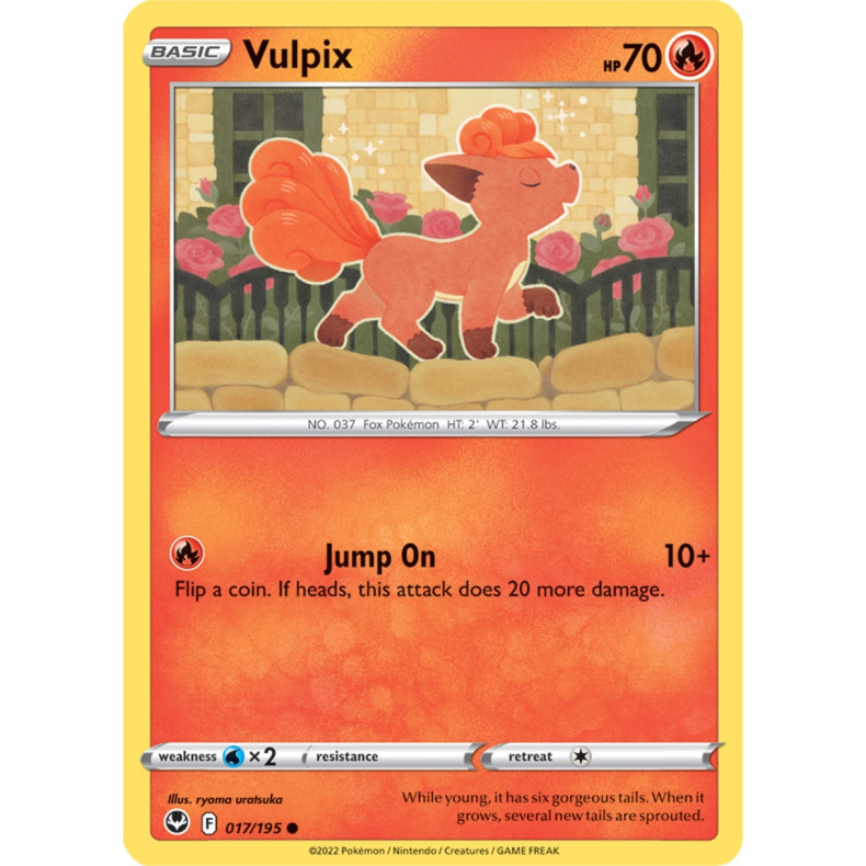 Vulpix 017/195 - Silver Tempest Enkeltkort