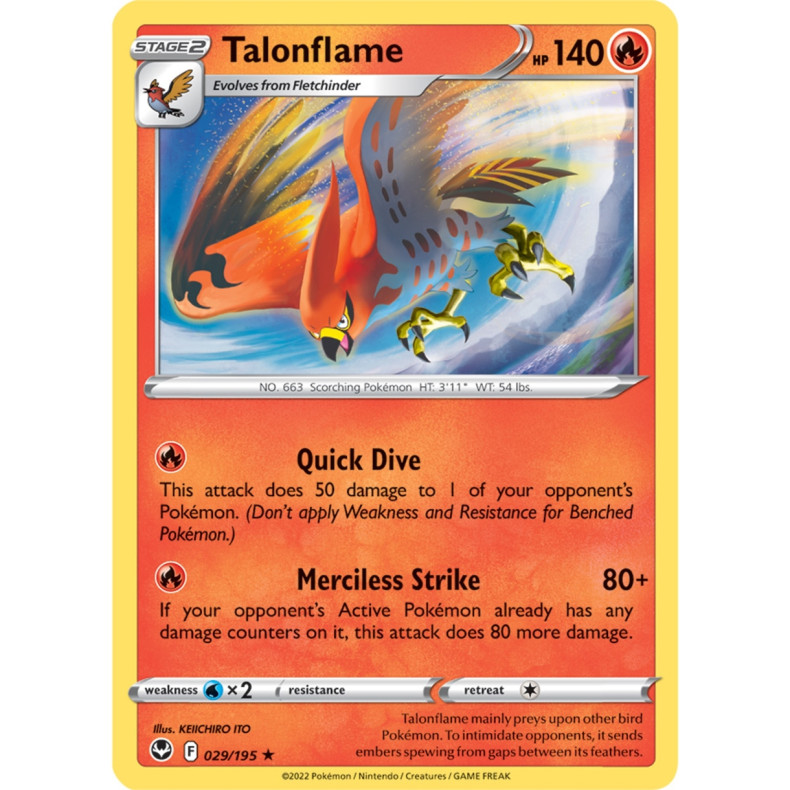 Talonflame 029/195 - Silver Tempest Enkeltkort