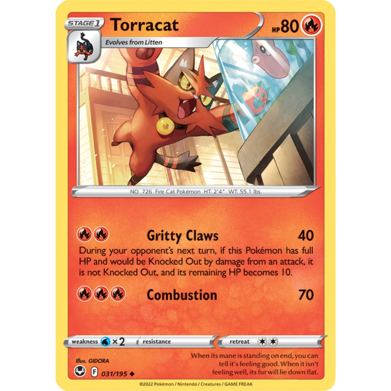 Torracat 031/195 - Silver Tempest Enkeltkort