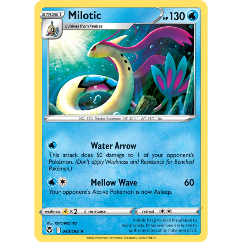Milotic 040/195 - Silver Tempest Enkeltkort