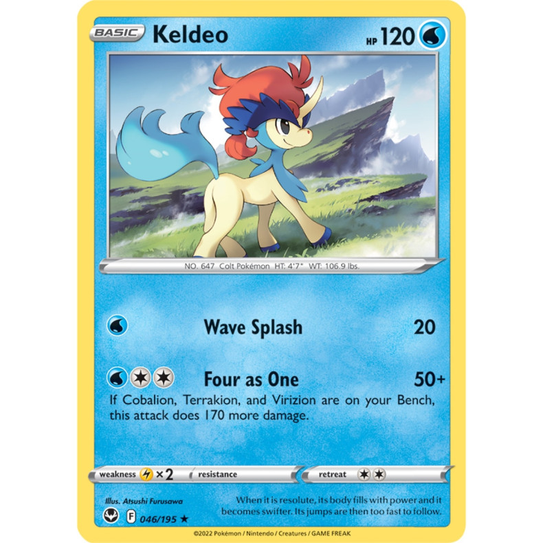 Keldeo 046/195 - Silver Tempest Enkeltkort