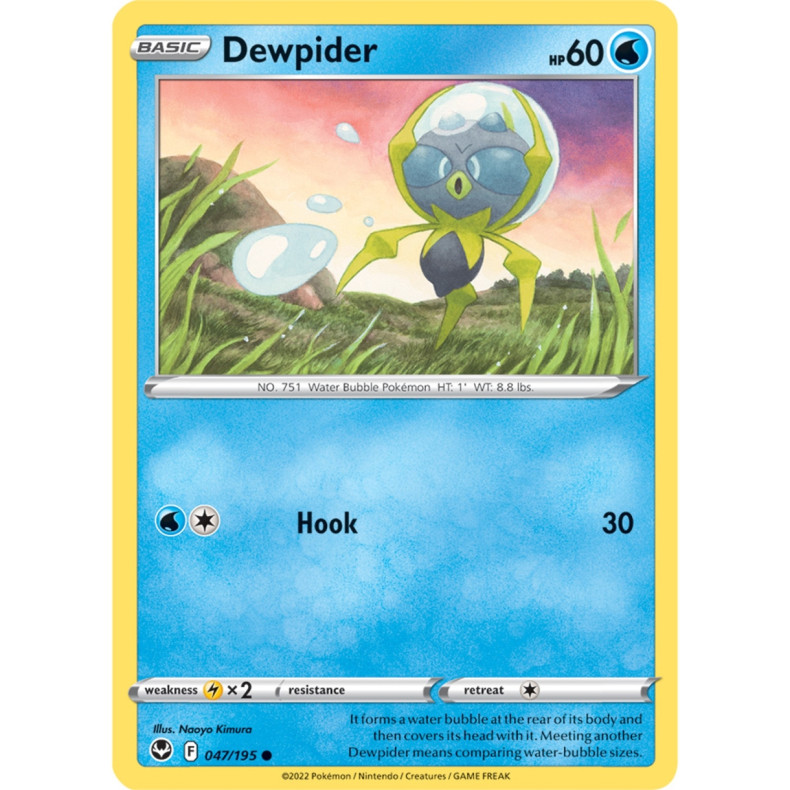 Dewpider 047/195 - Silver Tempest Enkeltkort