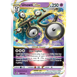 Unown VSTAR 066/195 - Silver Tempest Enkeltkort