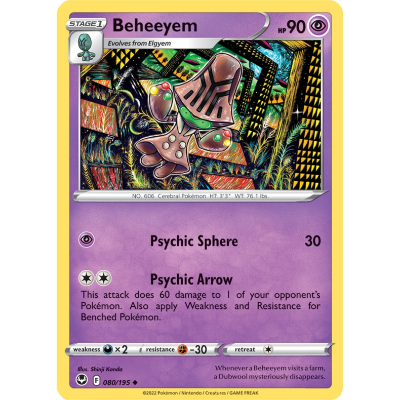Beheeyem 080/195 - Silver Tempest Enkeltkort