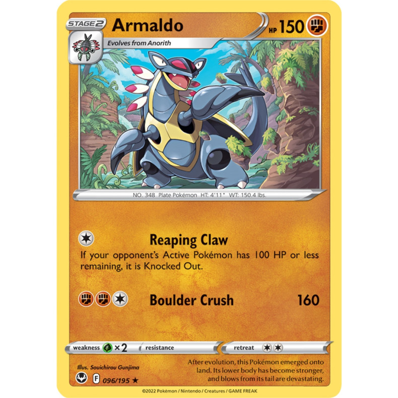 Armaldo 096/195 - Silver Tempest Enkeltkort