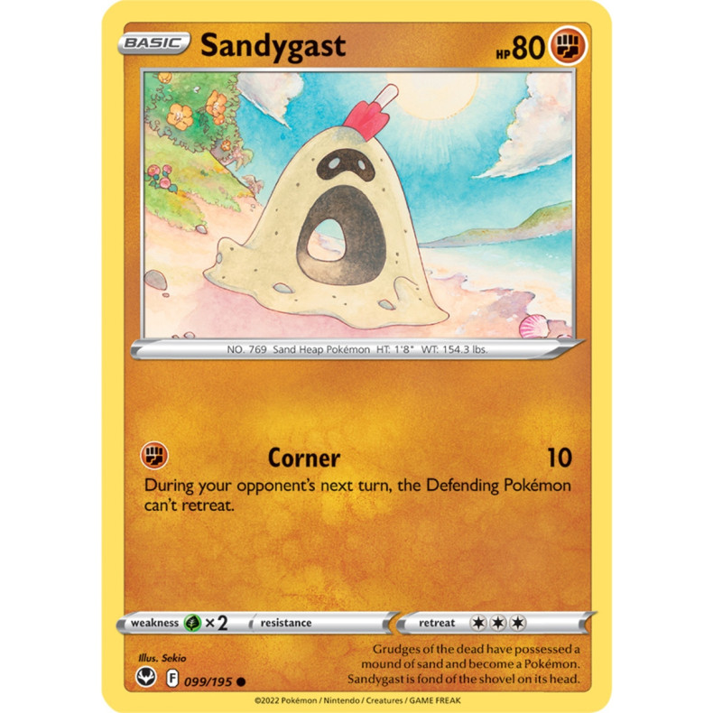 Sandygast 099/195 - Silver Tempest Enkeltkort