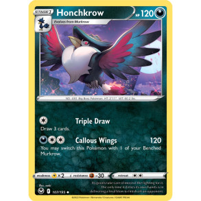 Honchkrow 107/195 - Silver Tempest Enkeltkort
