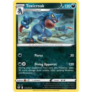 Toxicroak 110/195 - Silver Tempest Enkeltkort