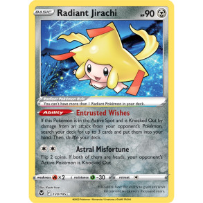 Radiant Jirachi 120/195 - Silver Tempest Enkeltkort