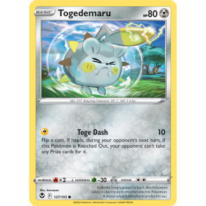 Togedemaru 127/195 - Silver Tempest Enkeltkort
