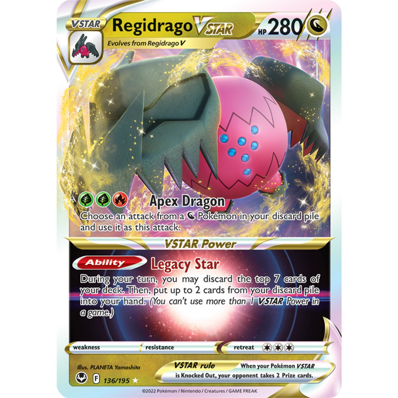 Regidrago VSTAR 136/195 - Silver Tempest Enkeltkort