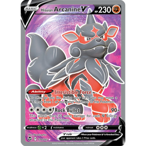 Hisuian Arcanine V 179/195 - Silver Tempest Enkeltkort