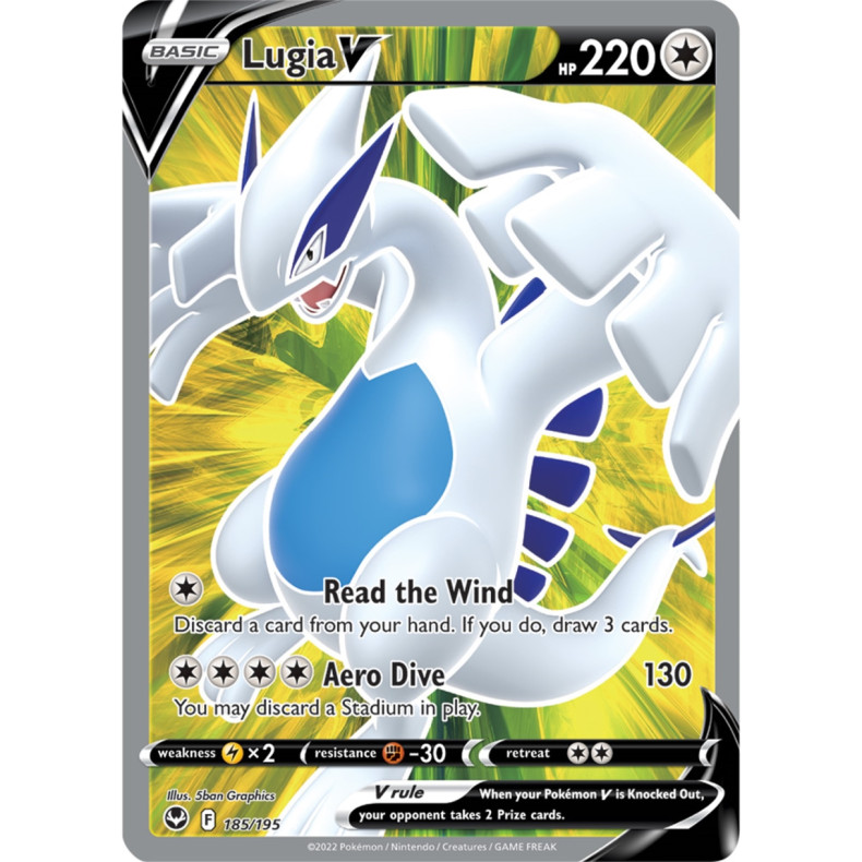 Lugia V 185/195 - Silver Tempest Enkeltkort