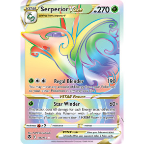Serperior VSTAR 196/195 - Silver Tempest Enkeltkort