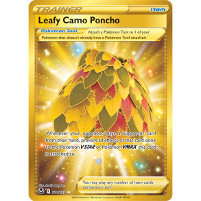 Leafy Camo Poncho 214/195 - Silver Tempest Enkeltkort