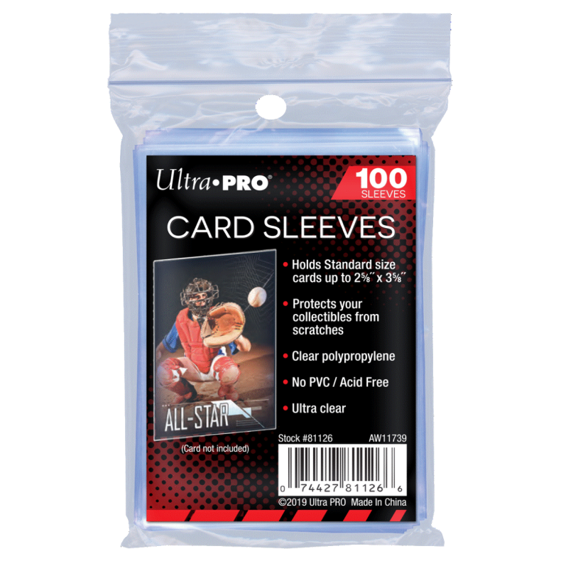 Ultra PRO 2.5" X 3.5" (63.5mm x 88.9mm) Penny Sleeves - 100 stk.