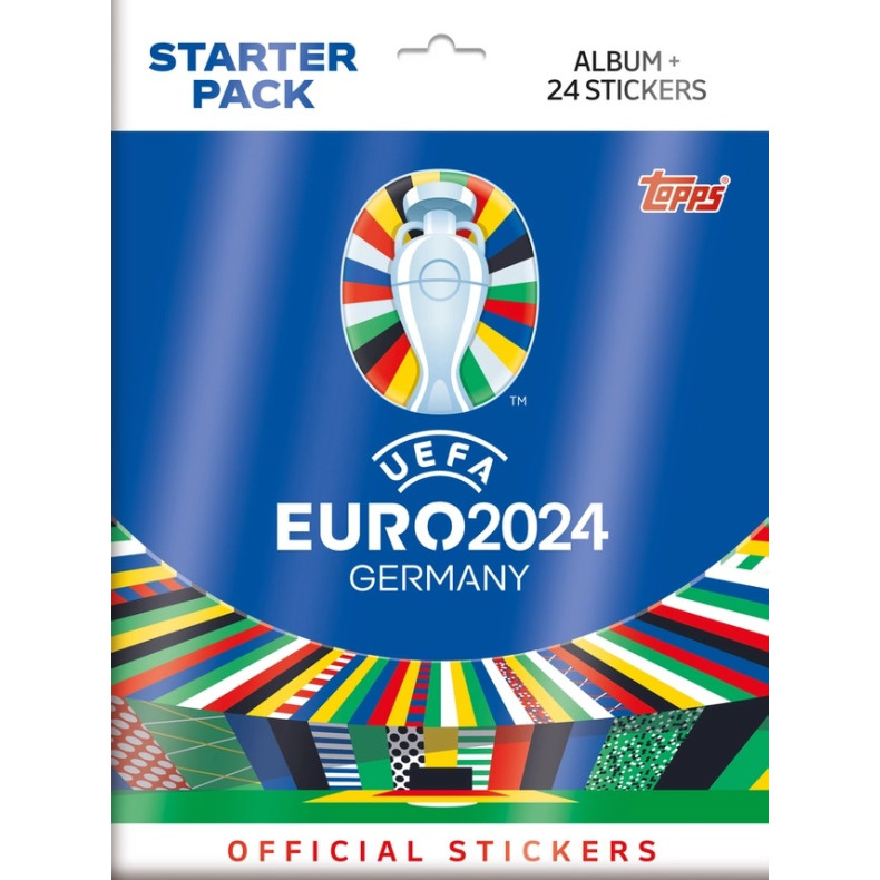 EURO 2024 STICKERS ALBUM STARTER PACK