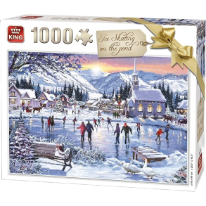 King Winter Iceskating Puzzle 1000-Piece
