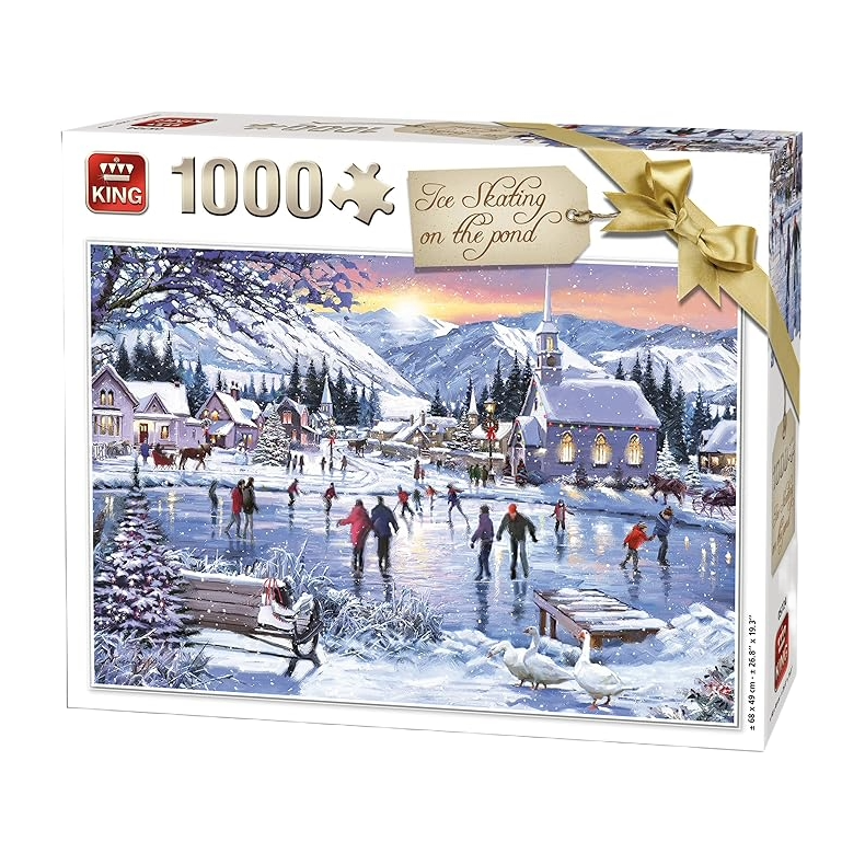 King Winter Iceskating Puzzle 1000-Piece