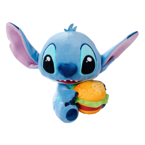 Lilo & Stitch Plush Figure Stitch with Burger 25 cm