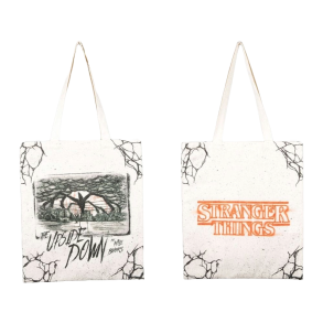 Stranger Things Tote Bag Upsidedown