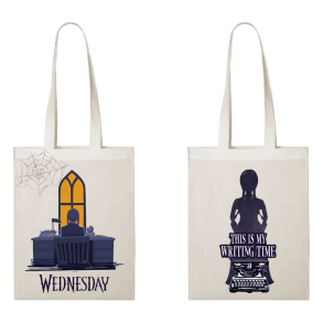 Wednesday Tote Bag Time
