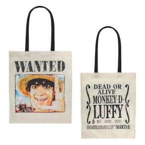 One Piece Tote Bag Wanted Luffy