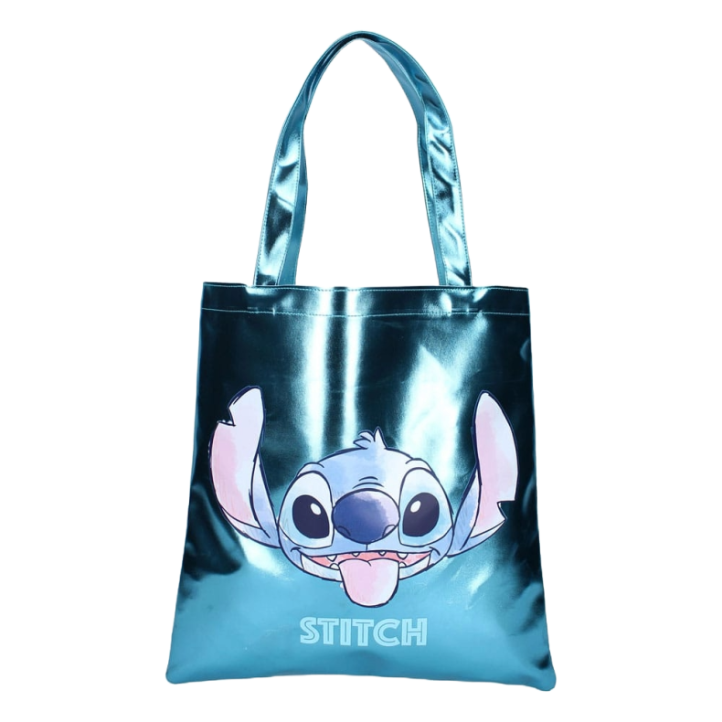 Lilo &amp; Stitch Tote Bag Stitch Moves Metallic
