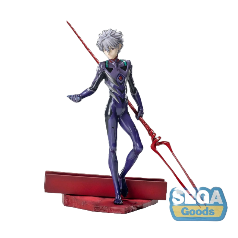 Evangelion: 3.0+1.0 Thrice Upon a Time Luminasta PVC Statue Kaworu Nagisa x Spear of Longinus 21 cm