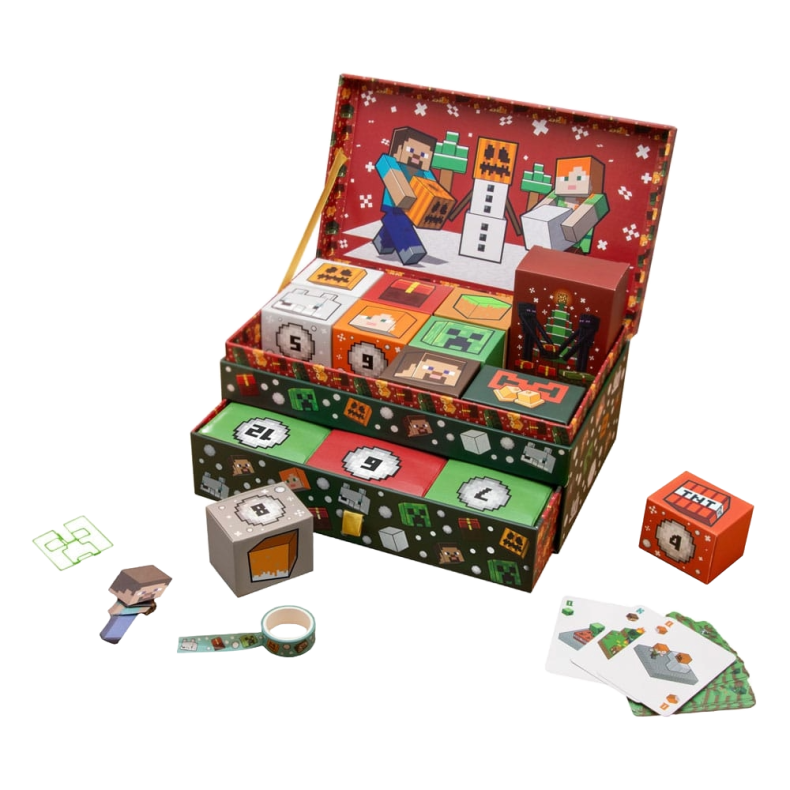 Minecraft Advent Calendar Keepsake Box Advent Calendar