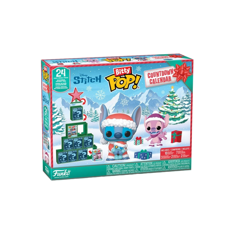 Disney Bitty POP! 24 Day Advent Calendar Countdown Stitch Holiday