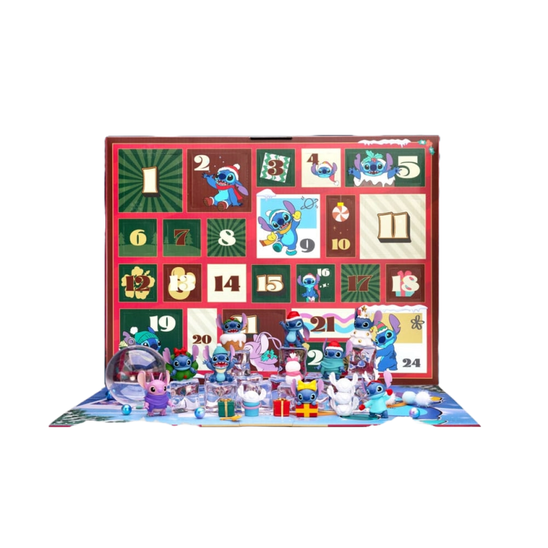 Lilo &amp; Stitch Mini Egg Attack Advent Calendar Stitch celebration Figure Set (Cookie) 10 cm