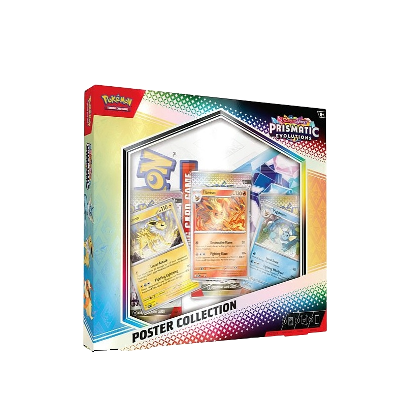 Pokemon Scarlet &amp; Violet: Prismatic Evolutions - Poster Collection Box