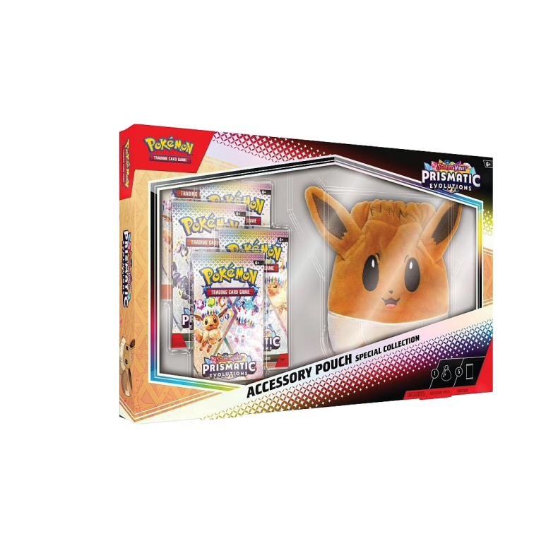 Pokemon Scarlet &amp; Violet: Prismatic Evolutions - Accessory Pouch Special Collection 