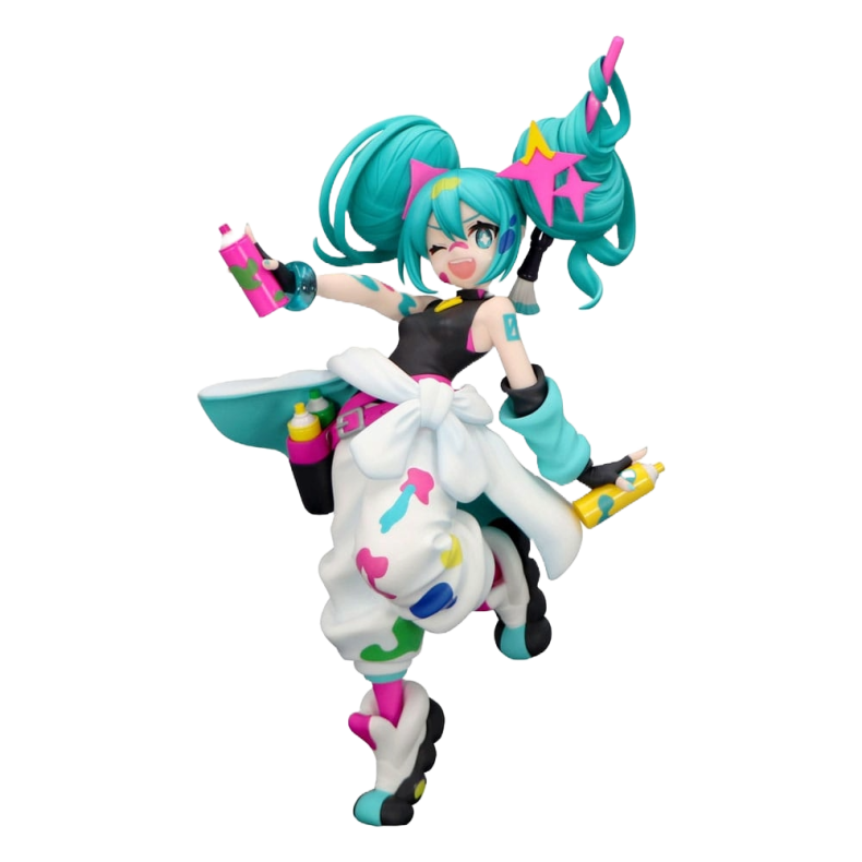 Hatsune Miku Trio-Try-iT PVC Statue Miku Paint Girl 19 cm