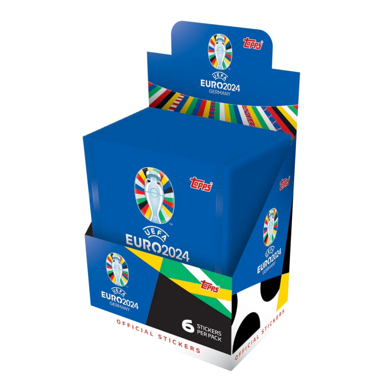 EURO 2024 STICKERS BOOSTER BOX 50 pk.