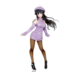 Rascal Does Not Dream of Bunny Girl Senpai Statue Mai Sakurajima Knit One-piece Ver. 23 cm