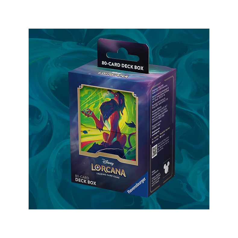 Disney lorcana TCG Deck Box Scar