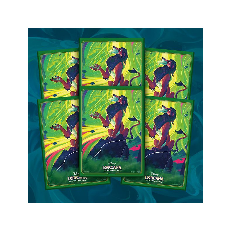 Disney lorcana TCG Sleeves Scar