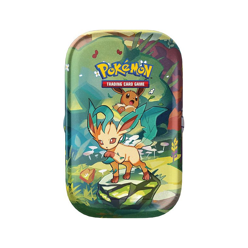 Pokemon Tin Kasse - Scarlet &amp; Violet: Prismatic Evolutions Mini Tin: Leafeon