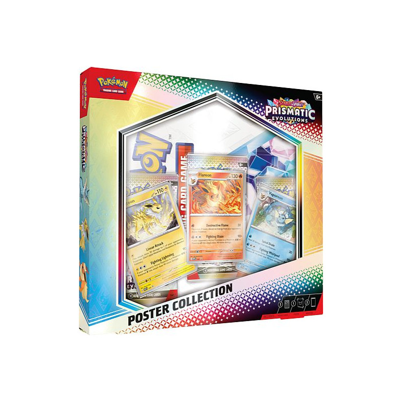 Pokemon Scarlet &amp; Violet: Prismatic Evolutions - Poster Collection Box