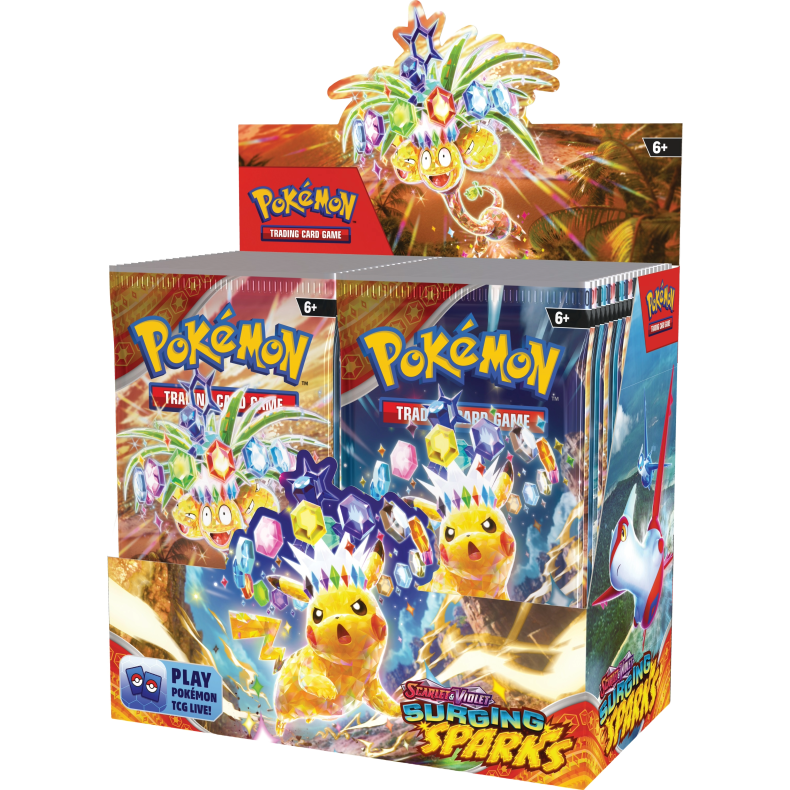 (ForudBestilling) Pokmon TCG - Surging Sparks Booster Box